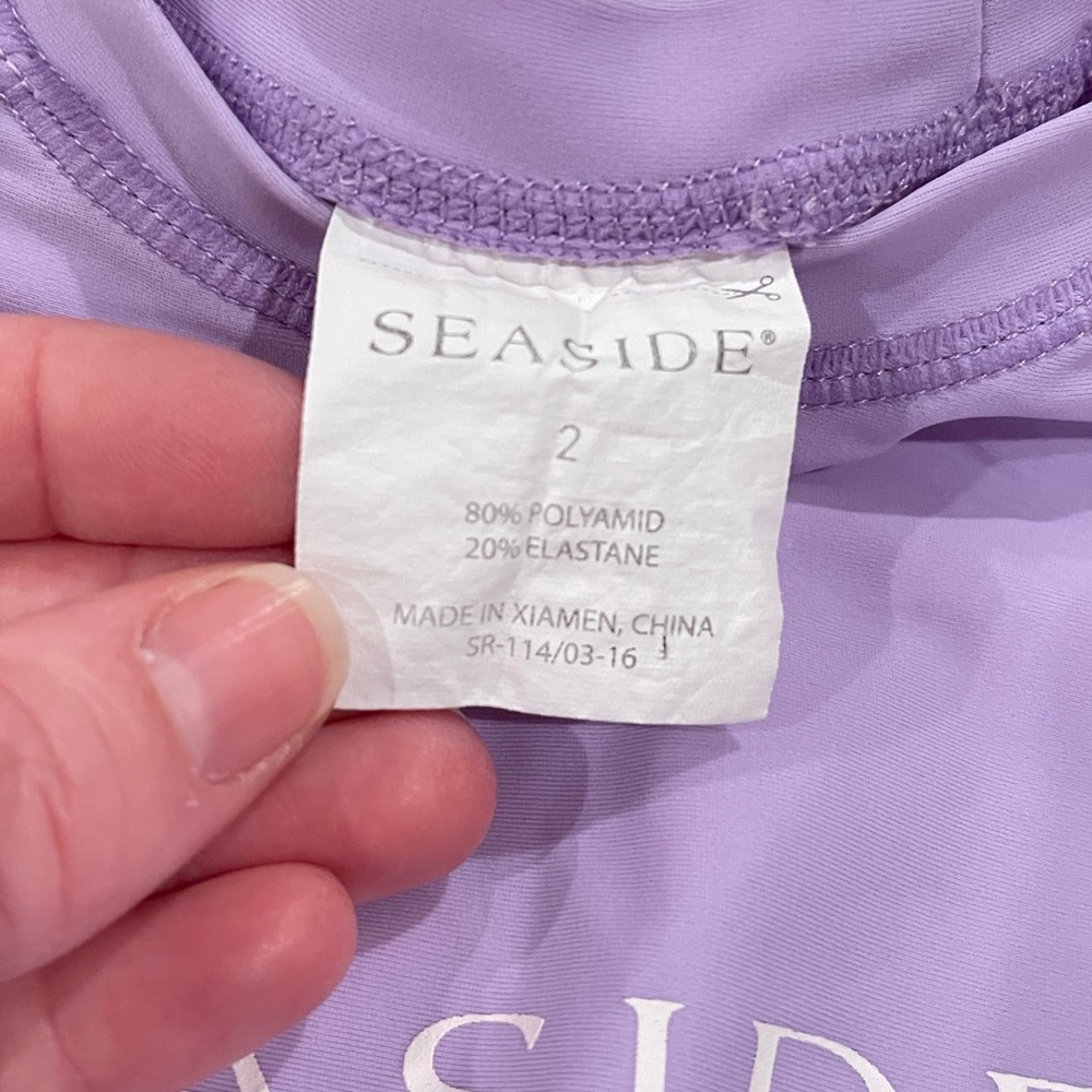 Seaside Purple Rashguard - Picture 4 of 6
